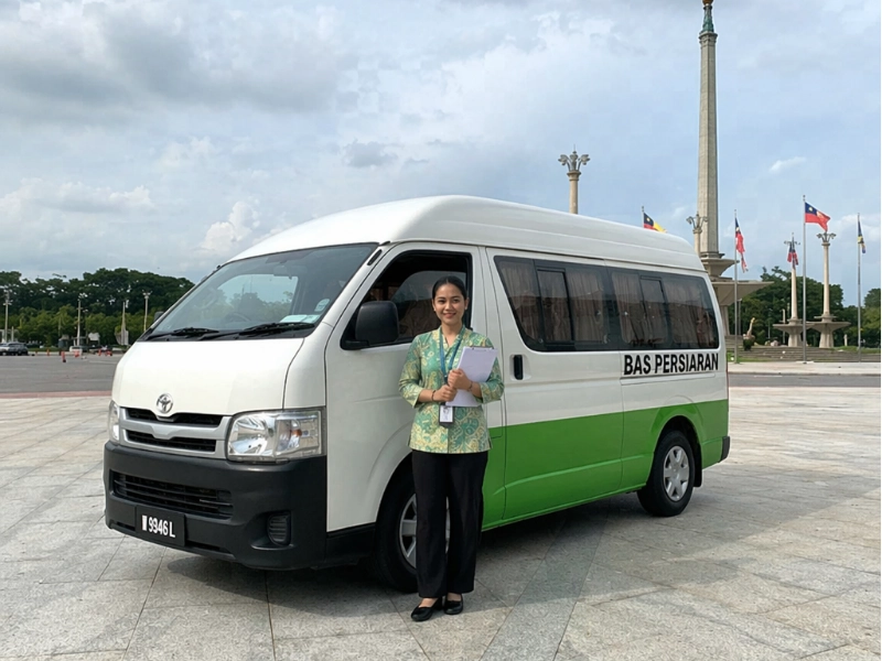 Van rental with tour guide Malaysia for private group tours